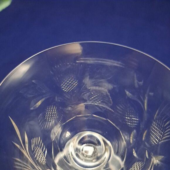 Rock Sharpe RKA5-1 Crystal Champagne Coupe Thistle Design - Picture 7 of 12